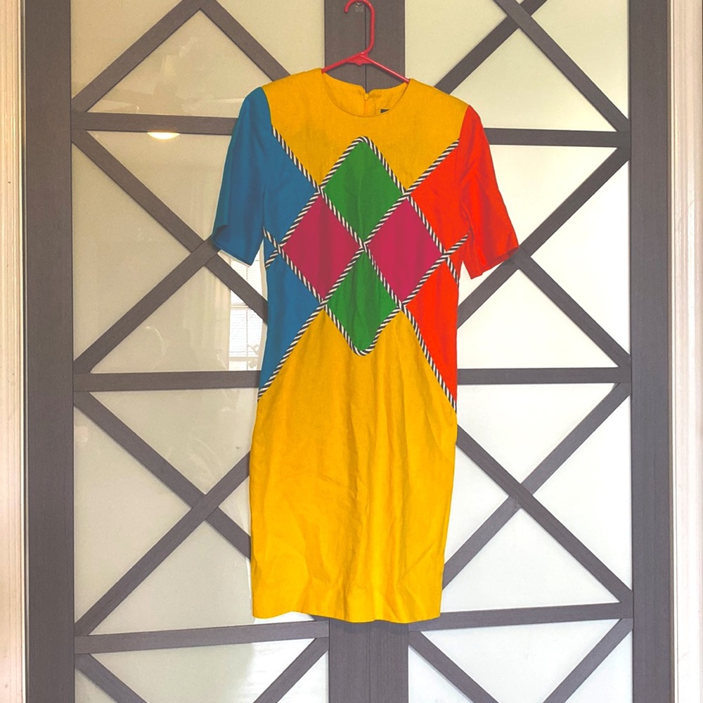 Vintage 80s Sharon Young dress